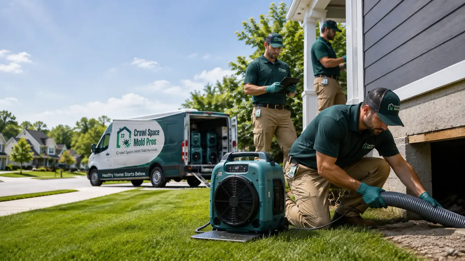 Crawl Space Mold Removal in Wales, UT